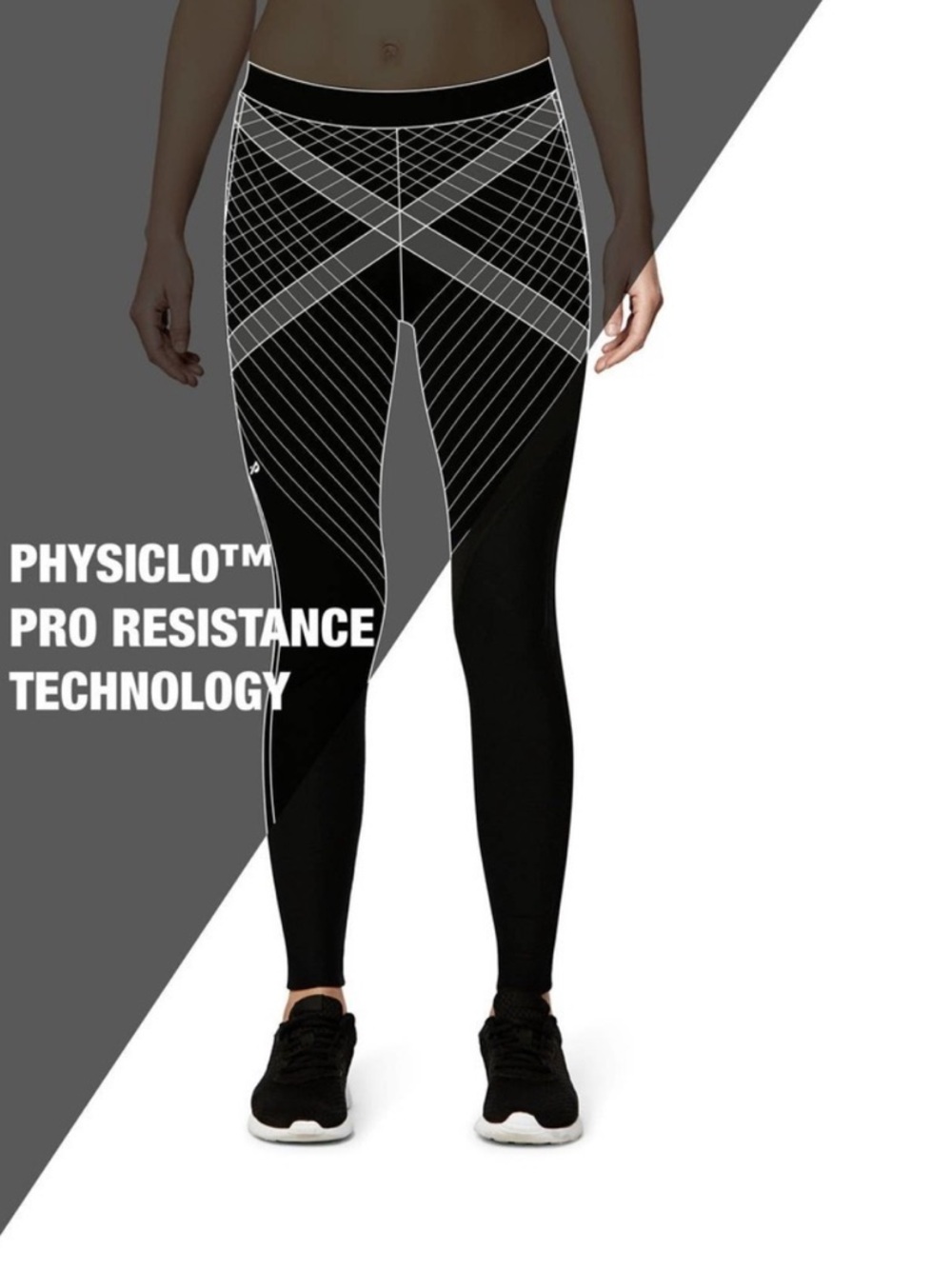 Physiclo Pro Resistance Leggings Black Sz M - Picture 5 of 14